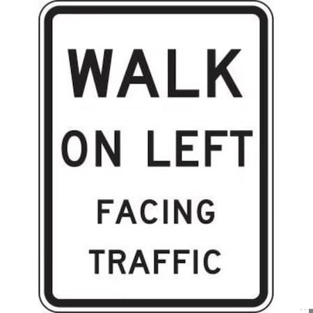 Accuform BICYCLE  PEDESTRIAN SIGN WALK ON FRR457DP FRR457DP
